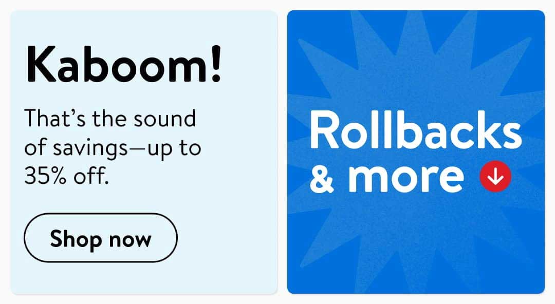 Kaboom savings